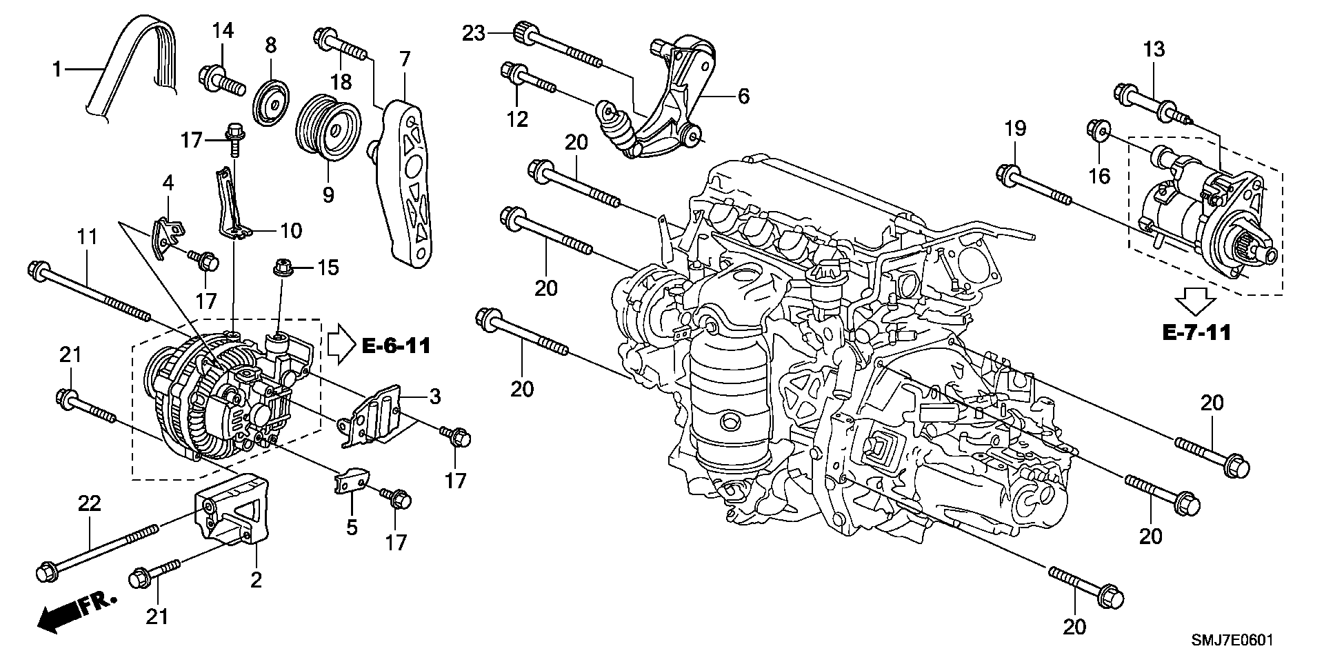 Honda 31190-RL2-G01 - Направляющий ролик, поликлиновый ремень www.parts5.com