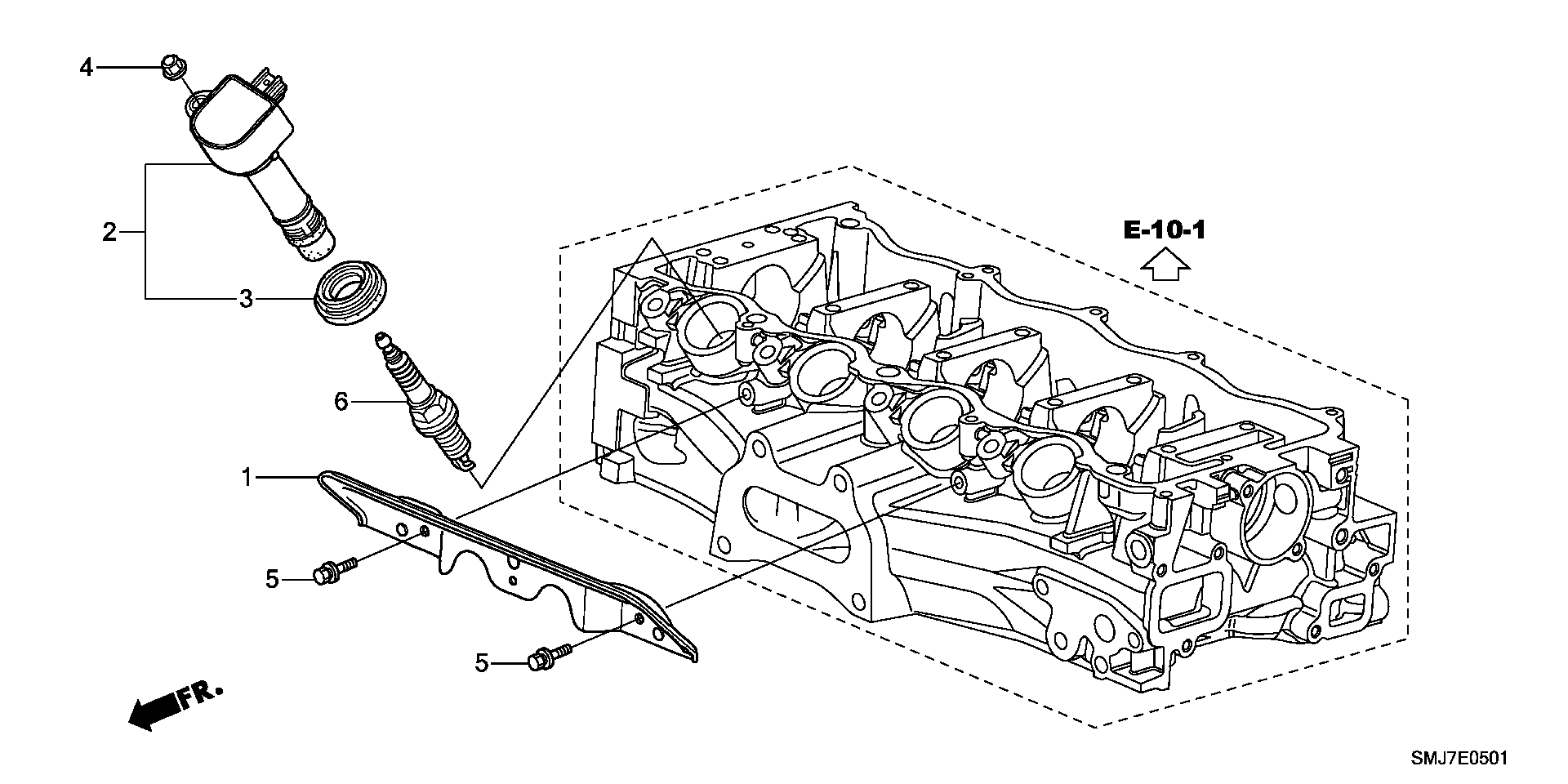 Honda 9807B-561BW - Zündkerze www.parts5.com