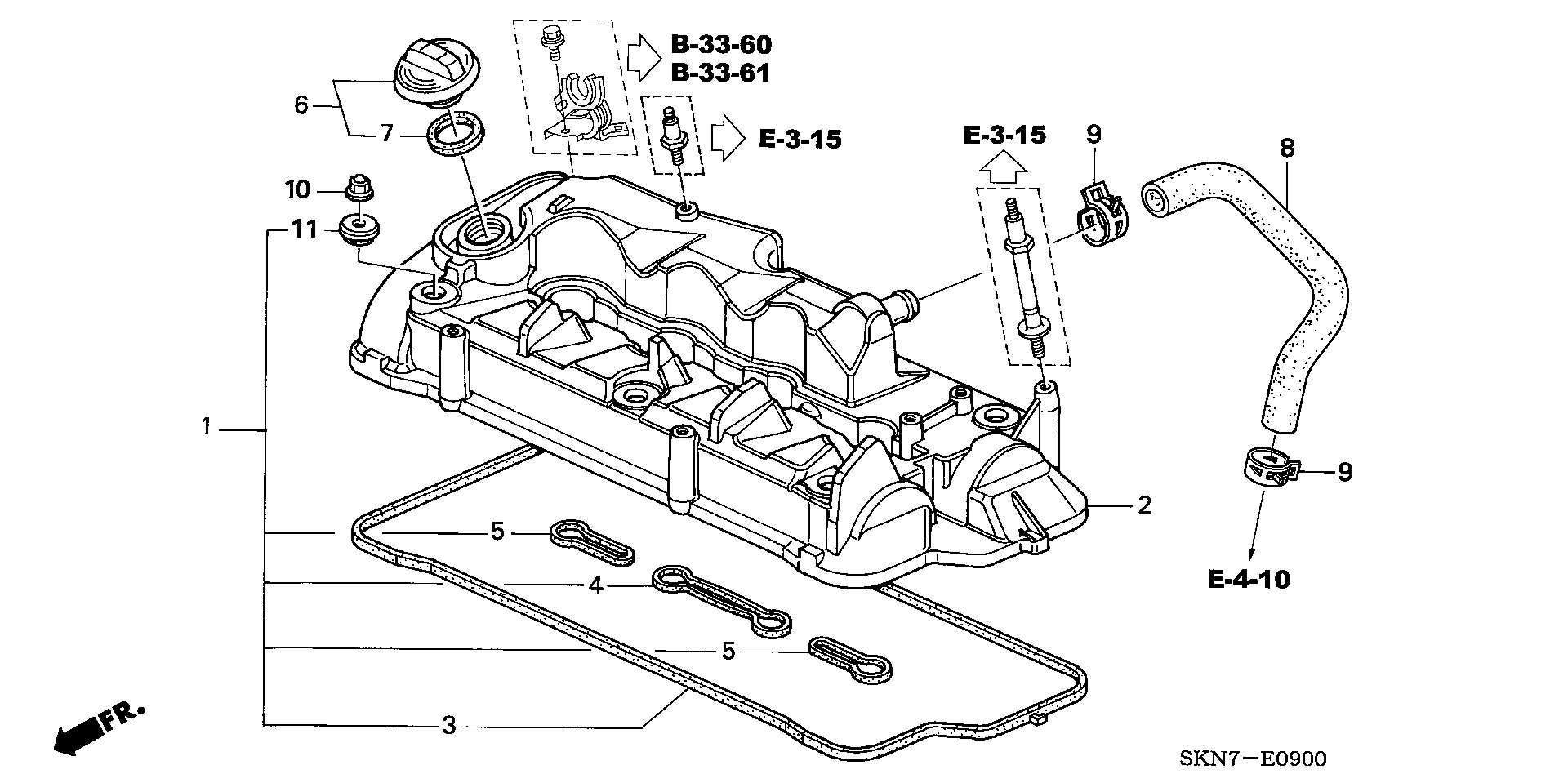 Honda 90441-PNA-010 - Τσιμούχα www.parts5.com