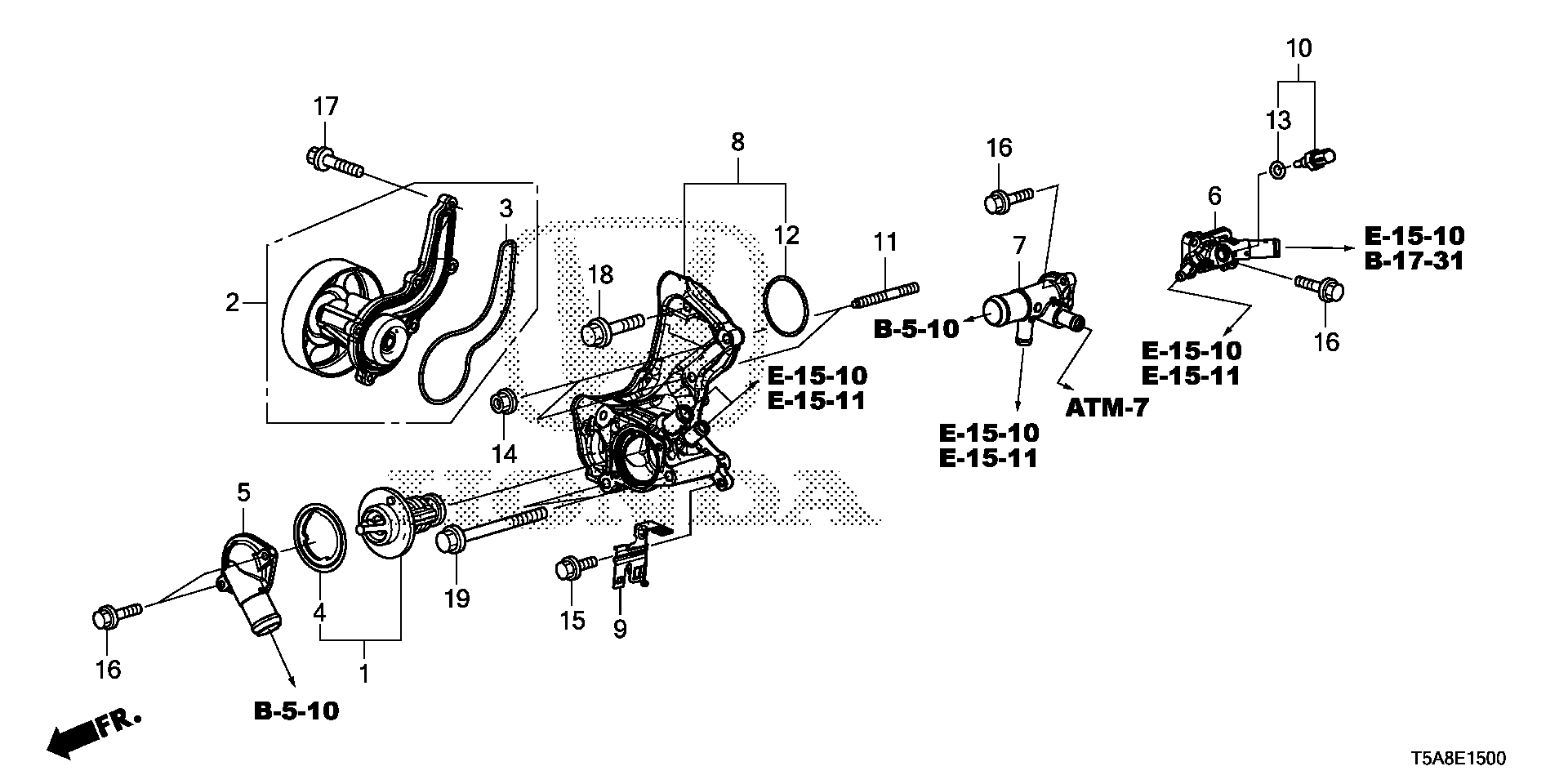 Honda 061935R0000 - Термостат, охлаждающая жидкость www.parts5.com