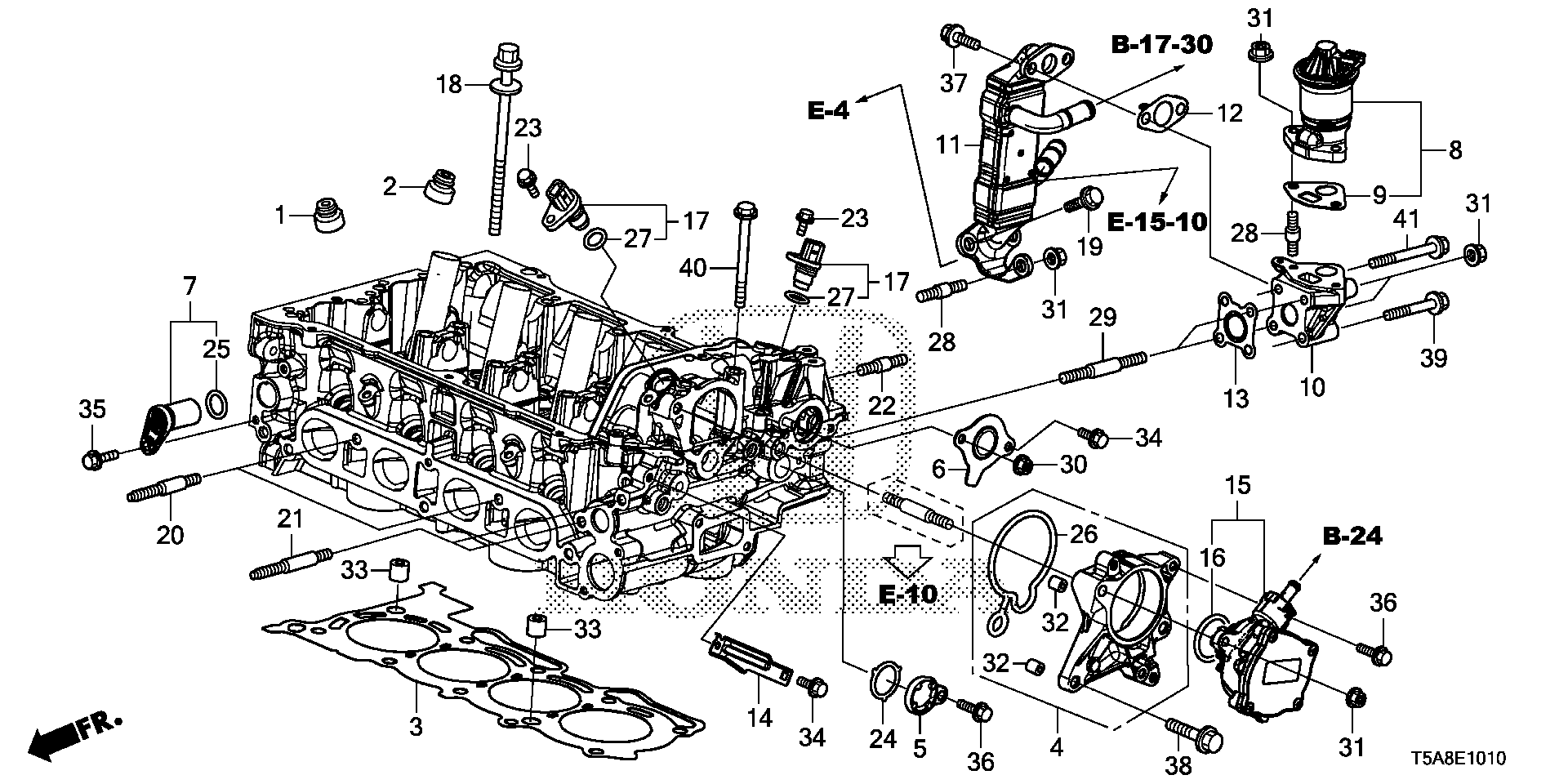 Honda 12210-PZ1-003 - Rõngastihend,klapisäär www.parts5.com