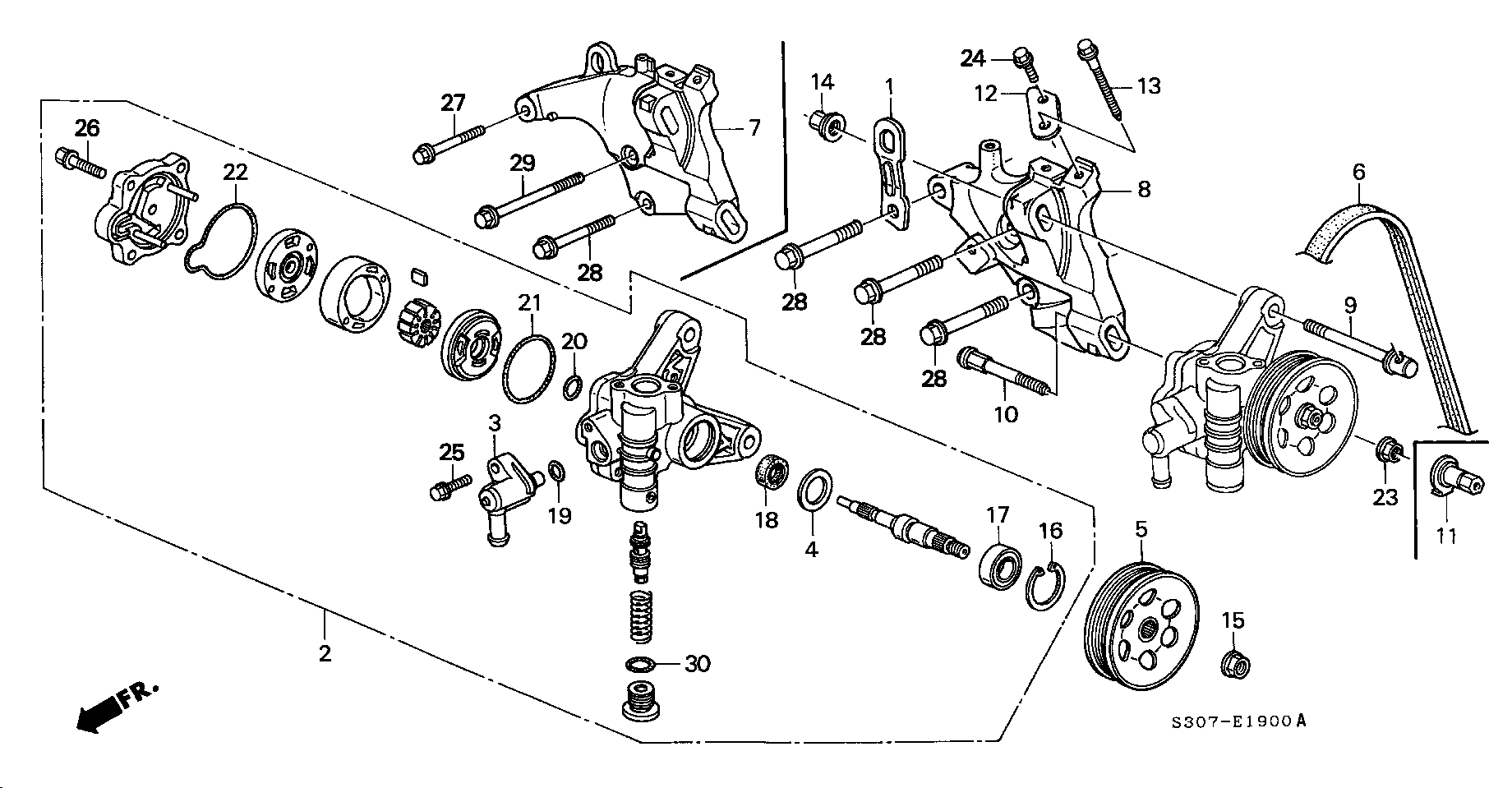 Honda 56992-P13-003 - Curea transmisie cu caneluri www.parts5.com