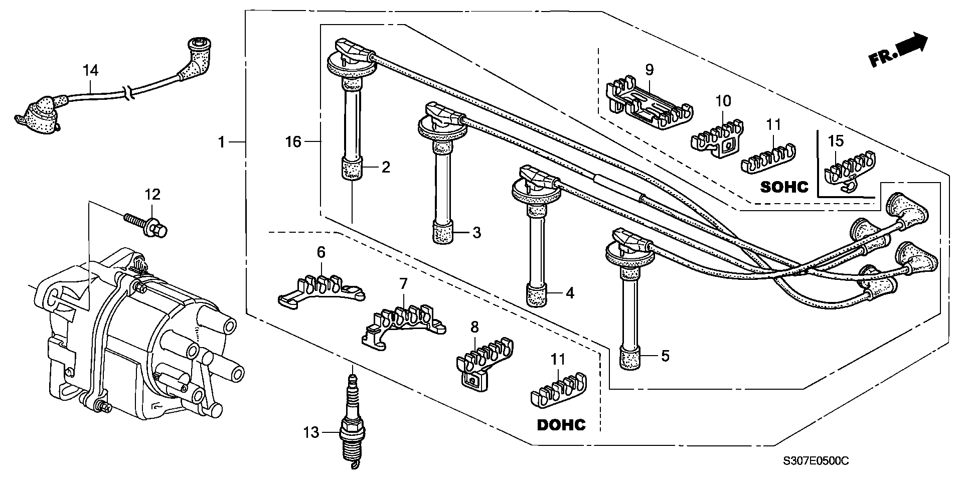 Honda 98079-5614N - Bujii www.parts5.com