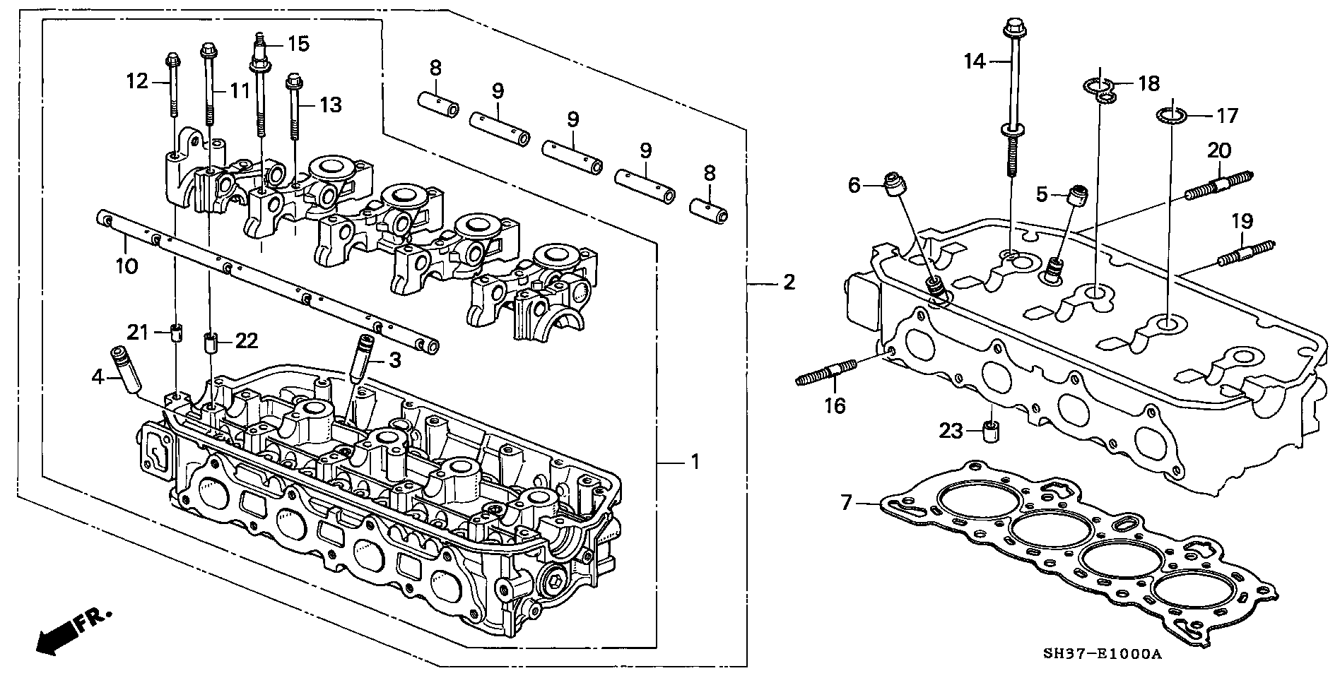 Honda 12211-PJ7-004 - Στεγανοπ. δακτύλιος, στέλεχος βαλβίδας www.parts5.com