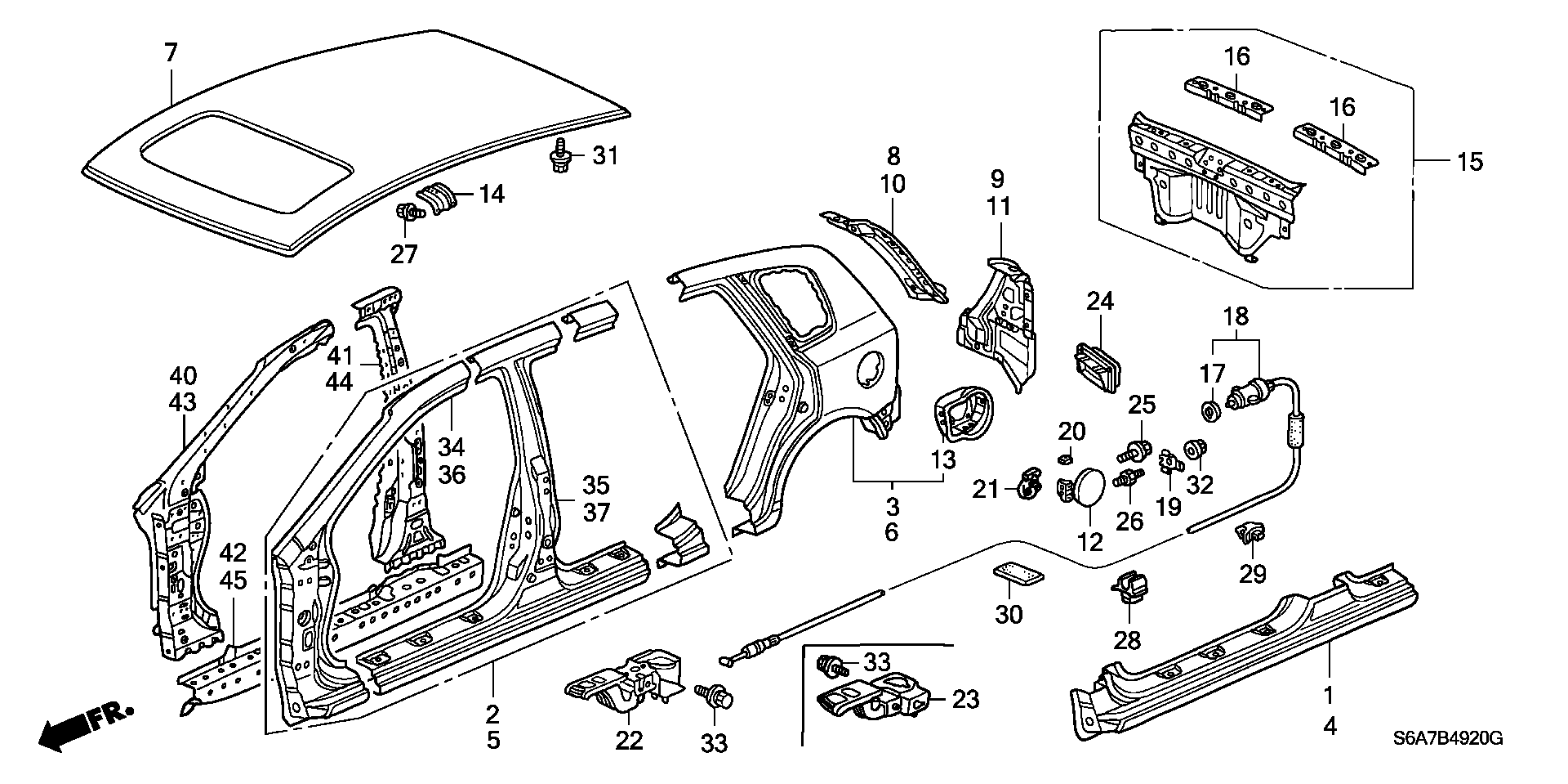 Honda 74422-ST5-000 - Sealing Cap, fuel tank www.parts5.com