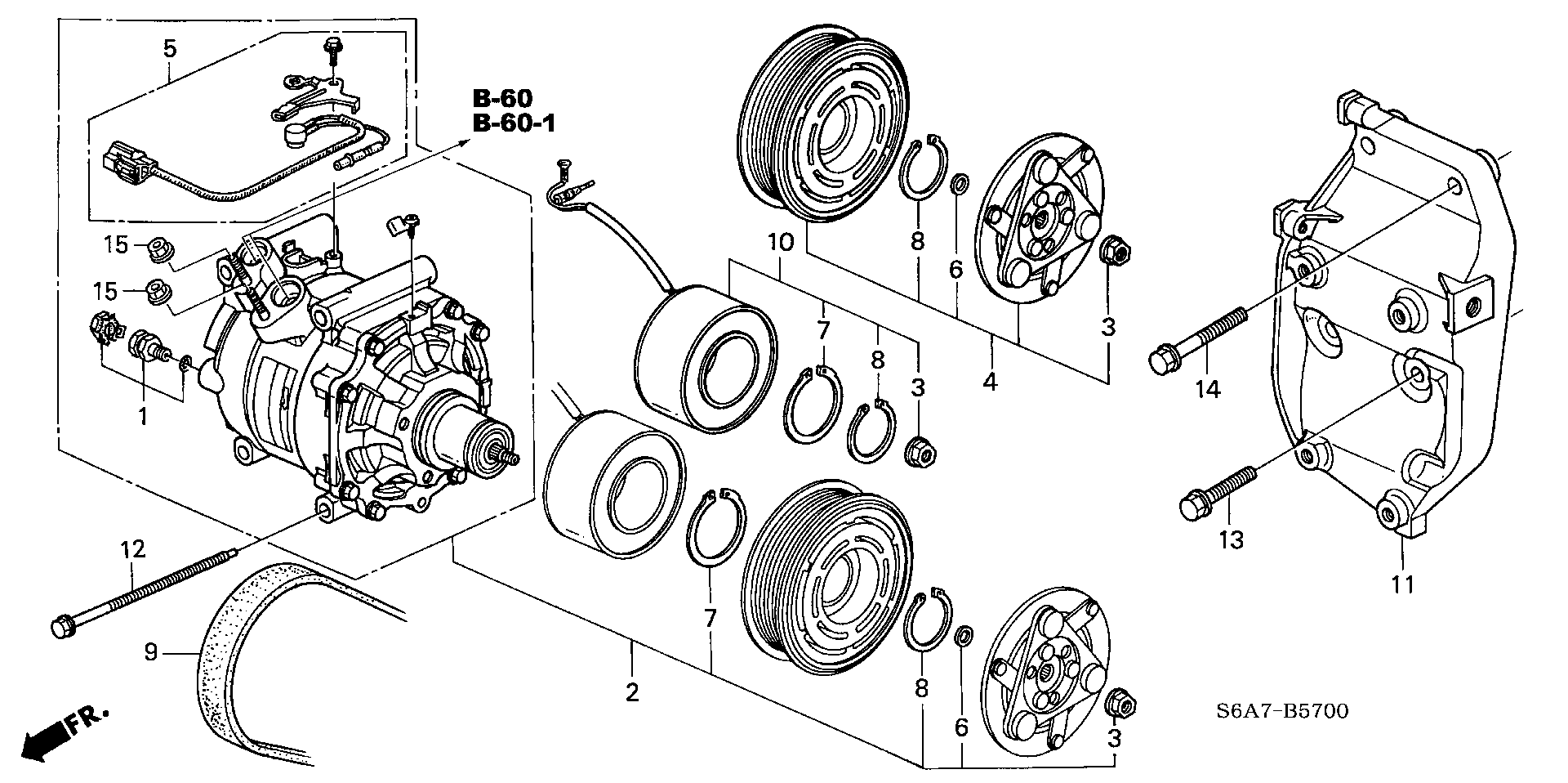 Honda 38920-PLC-003 - V-Ribbed Belt parts5.com