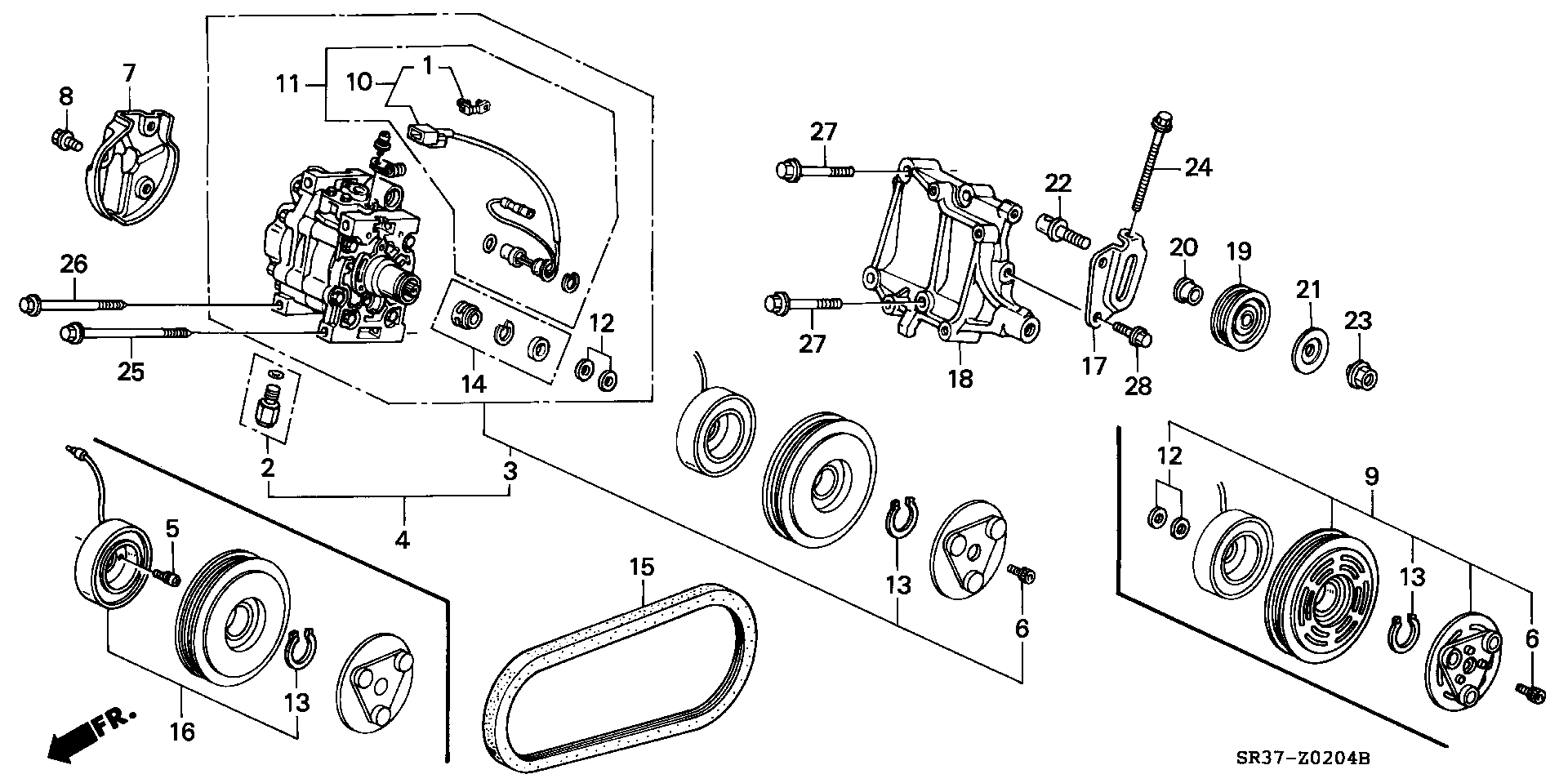 KIA 38920P08003 - Klinasti rebrasti kaiš www.parts5.com