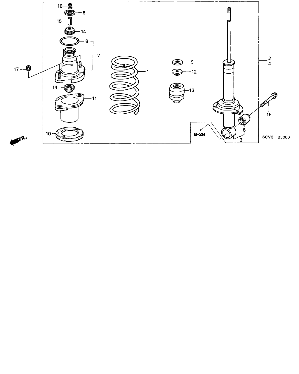 Honda 52725-S5D-A04 - Coupelle de suspension www.parts5.com