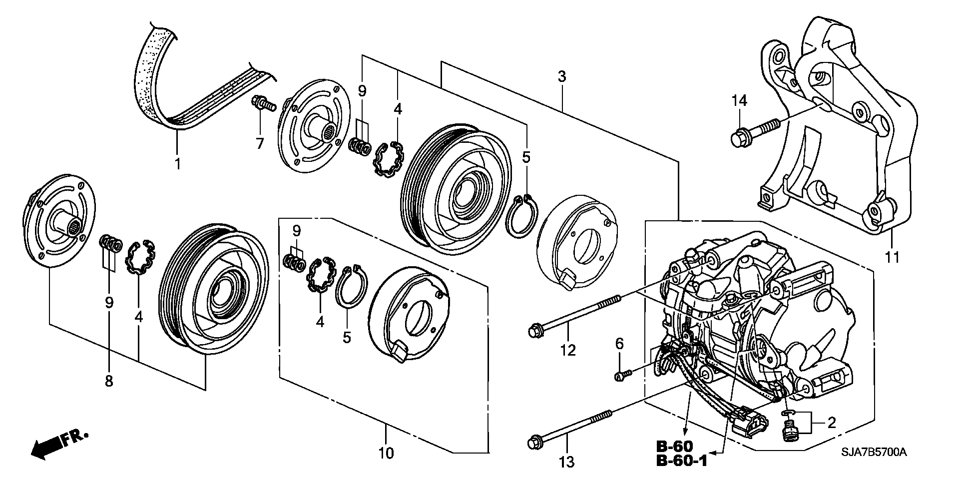 Honda 38920-RCA-A01 - Поликлиновой ремень www.parts5.com