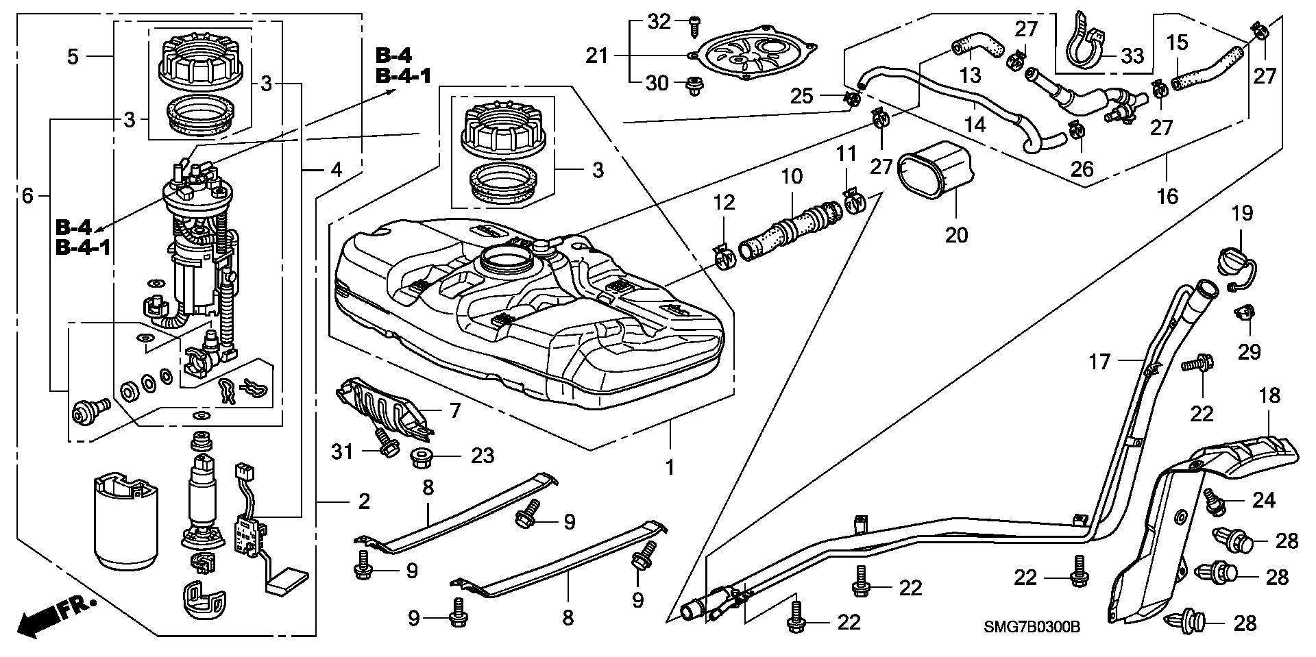 Honda 17048SMGE00 - Φίλτρο καυσίμου www.parts5.com