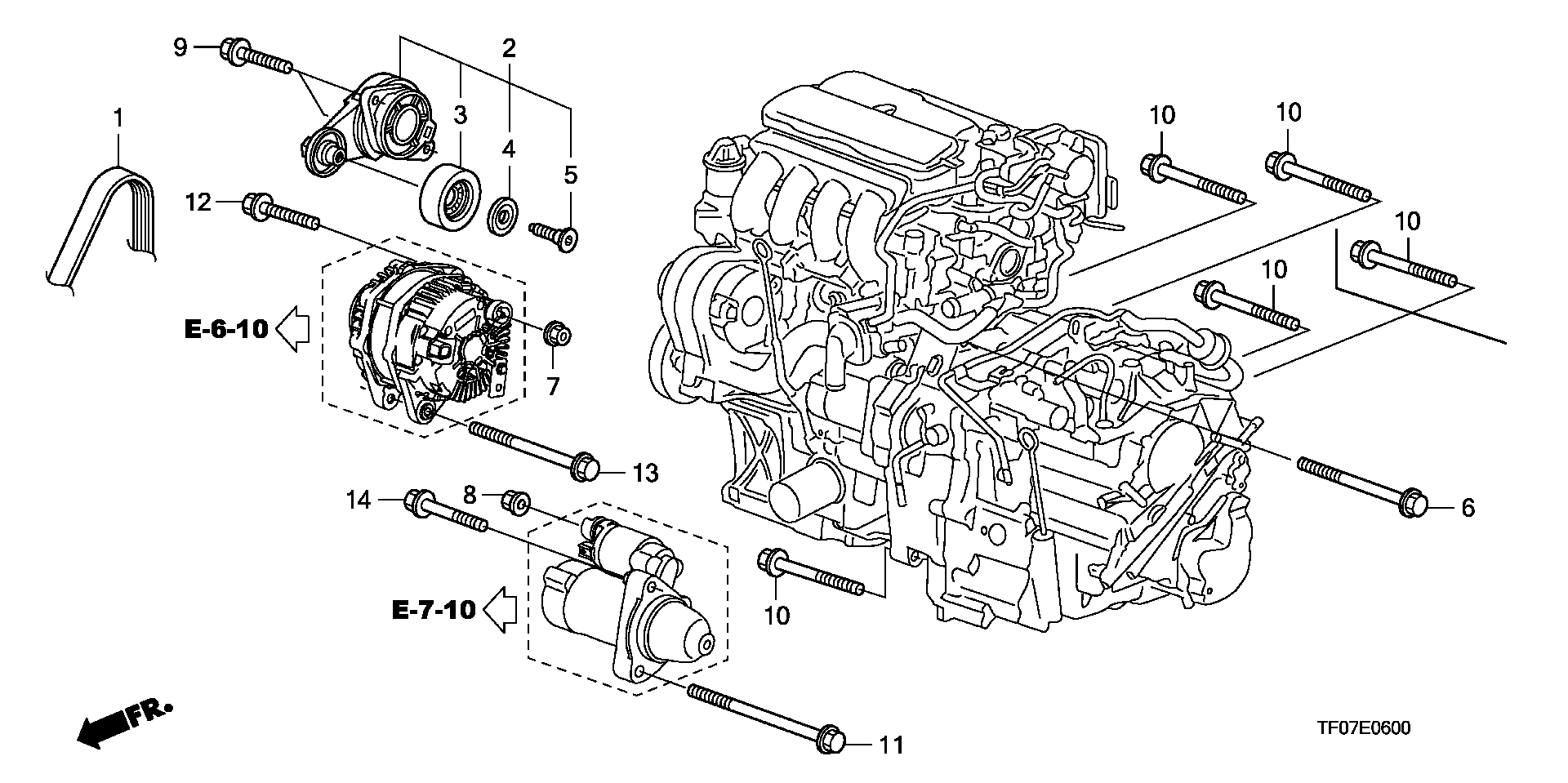 Honda 38920-RB0-004 - Klinasti rebrasti kaiš www.parts5.com