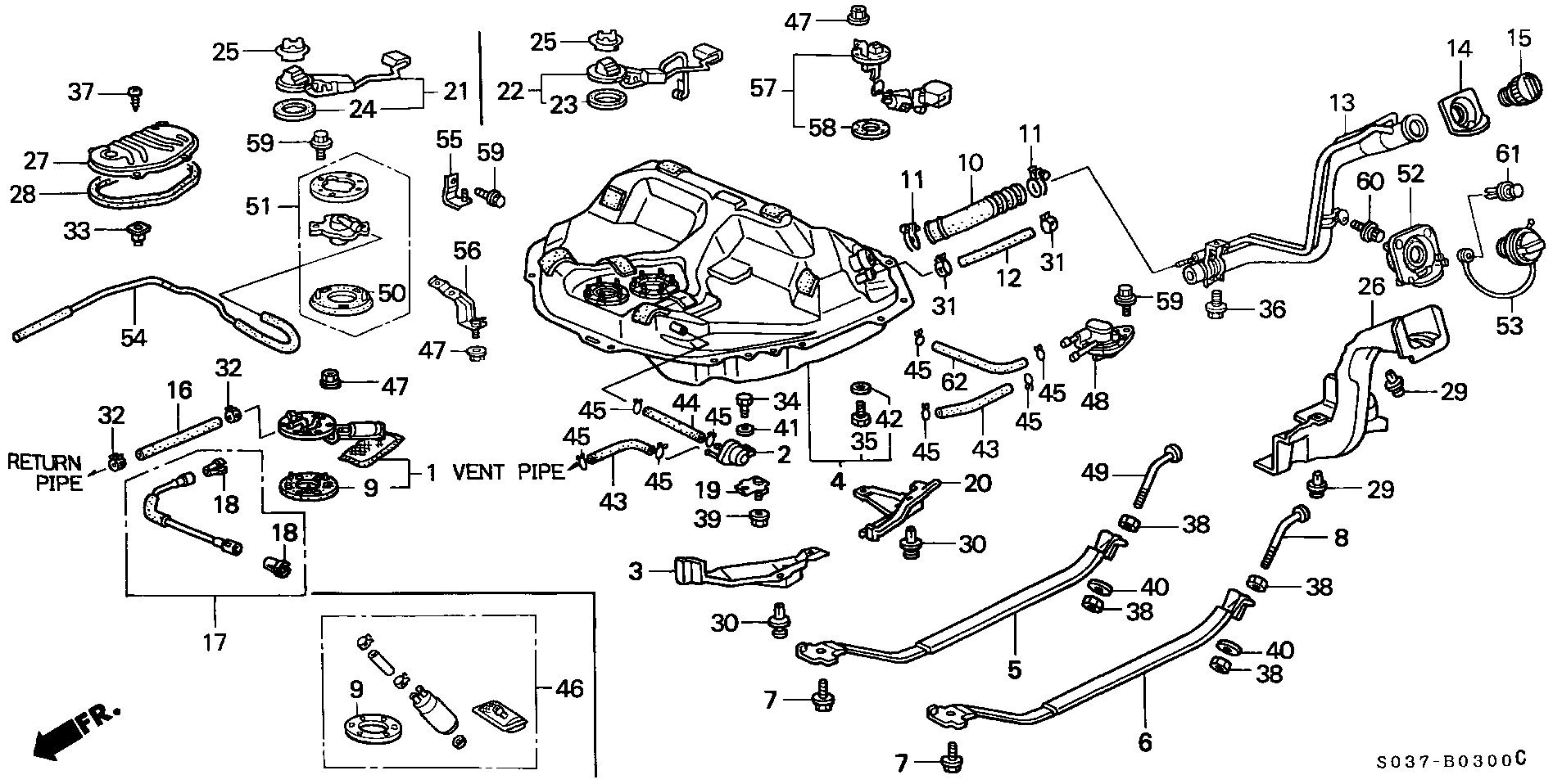 Honda 17040S04G30* - Горивна помпа www.parts5.com