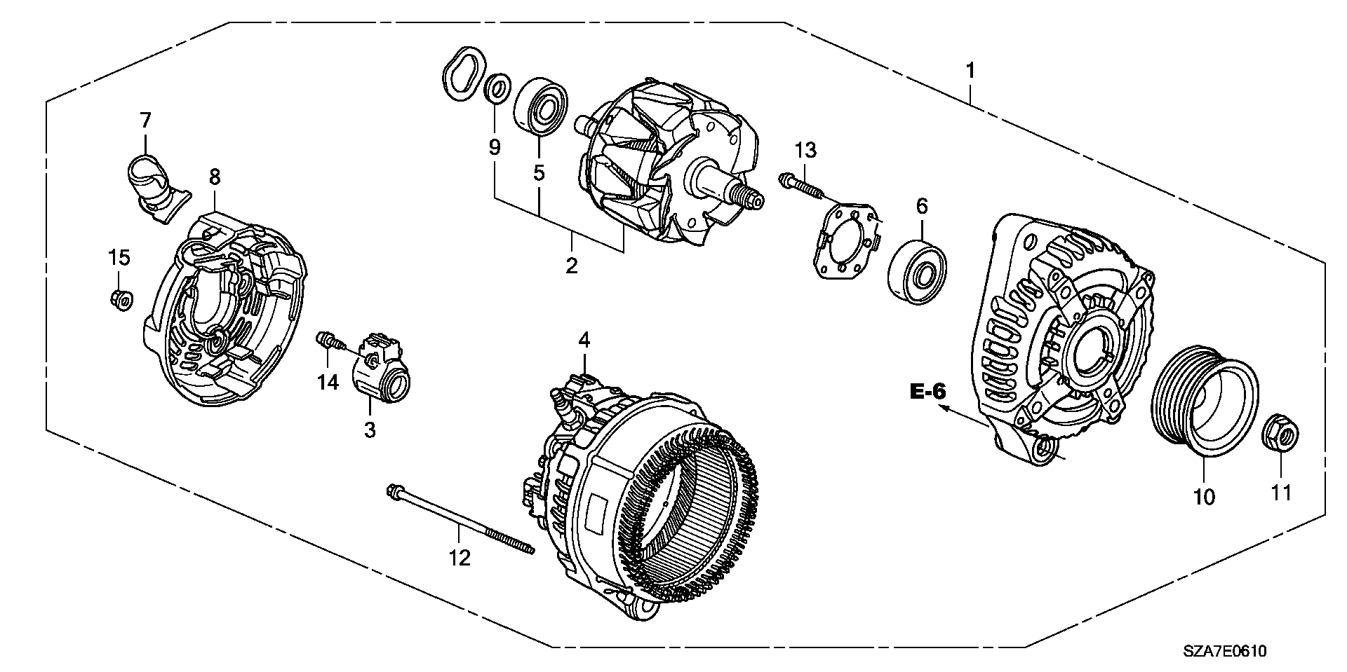 Honda 31100-RGW-A01 - Generátor www.parts5.com