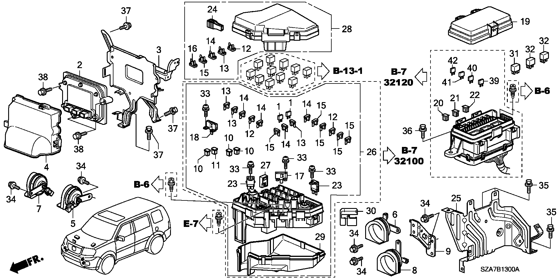 Honda 38150TA0A01 - Air Horn www.parts5.com