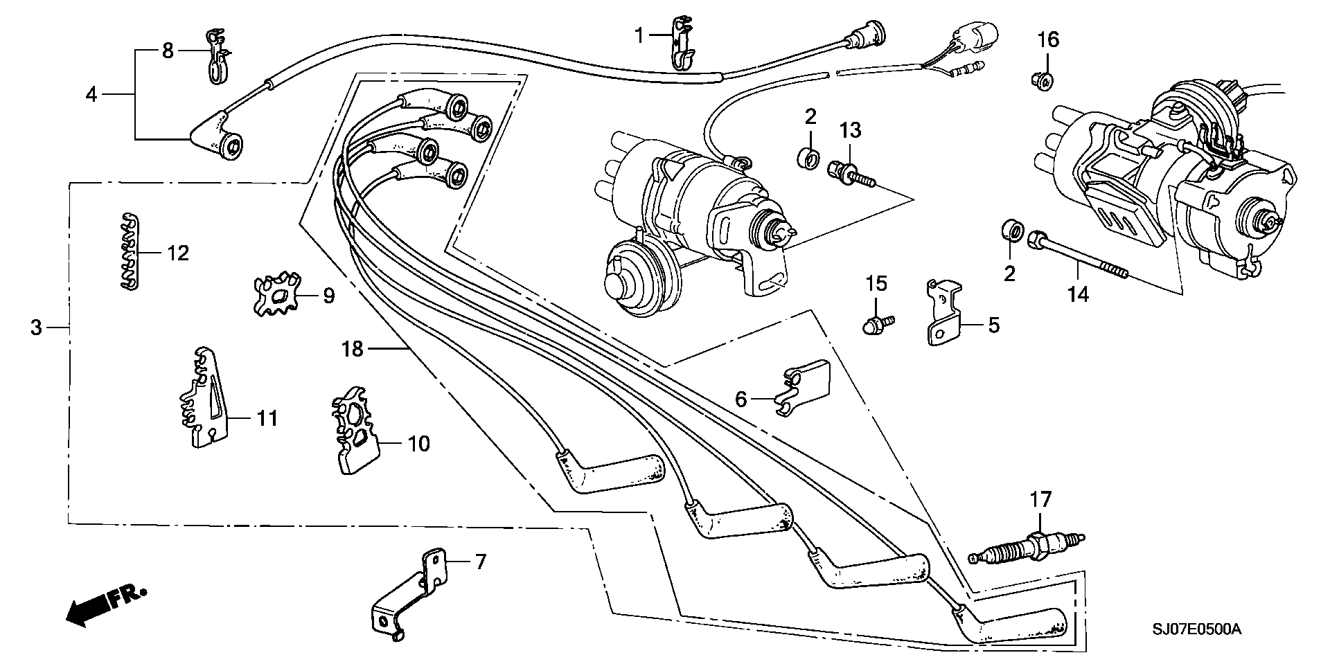 Honda 98079-55132 - Zündkerze www.parts5.com