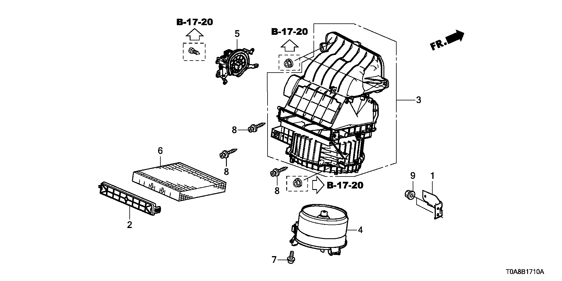 Honda 80292-SWA-003 - Φίλτρο, αέρας εσωτερικού χώρου www.parts5.com