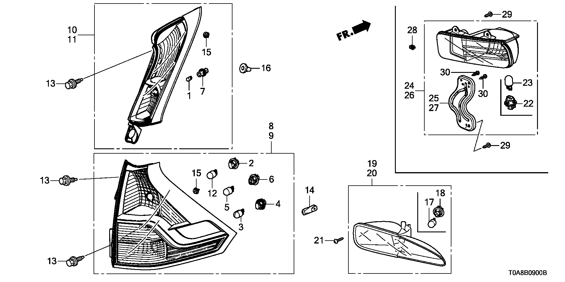 Honda 34906-ST5-003 - Bulb, daytime running light www.parts5.com