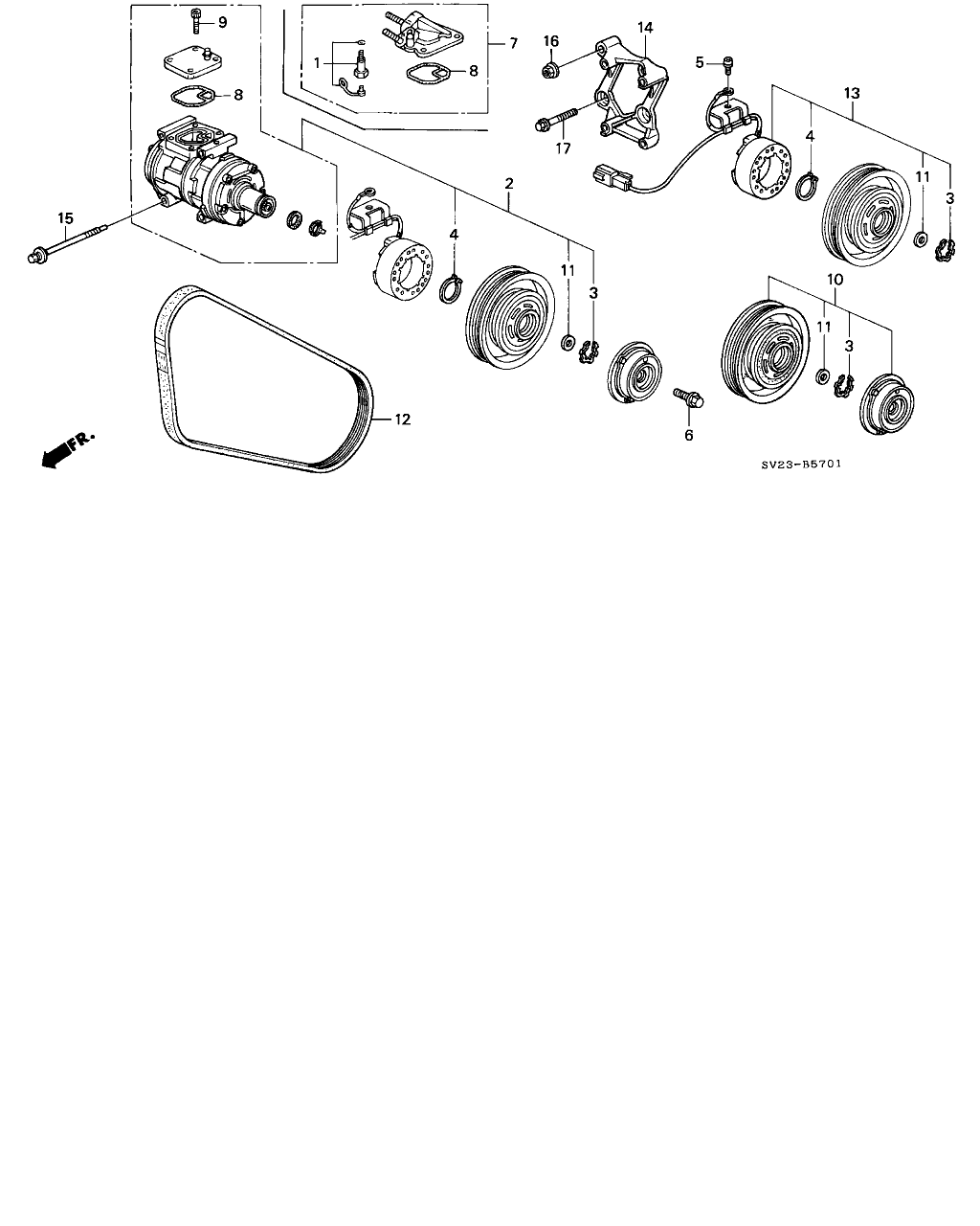 Honda 38920-P0A-J02 - Пистов ремък www.parts5.com