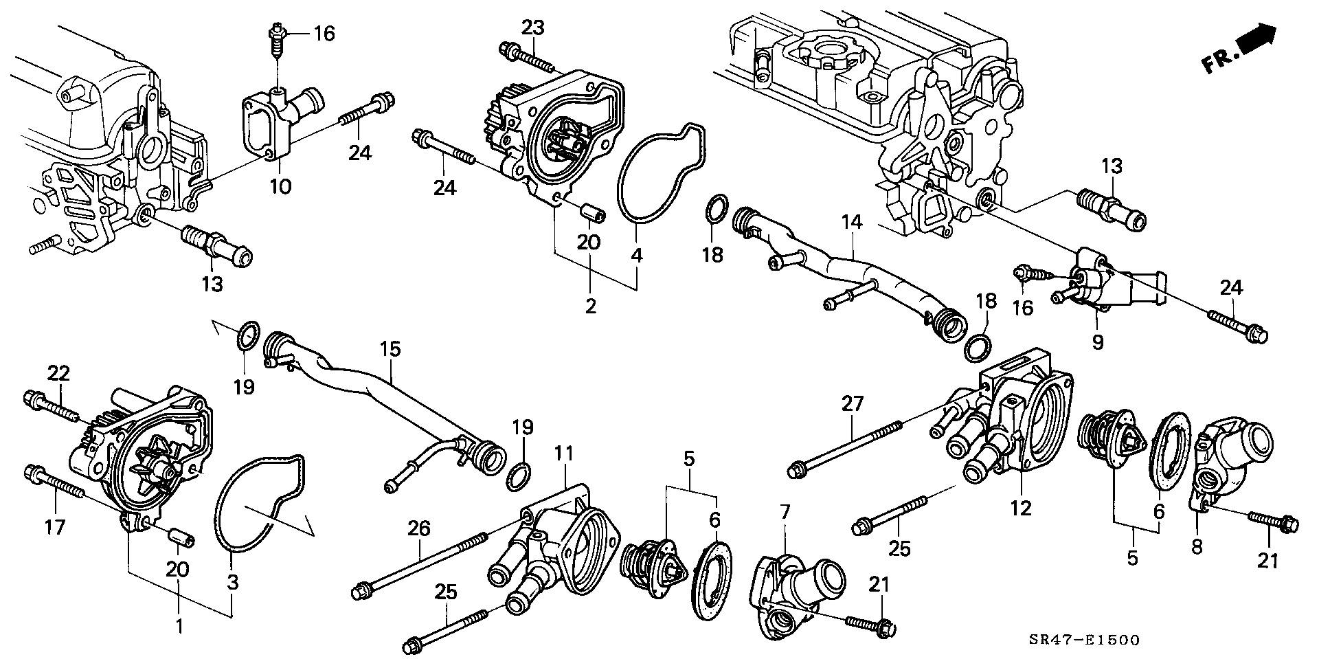 Honda 19301-P07-316 - Termostat, środek chłodzący www.parts5.com