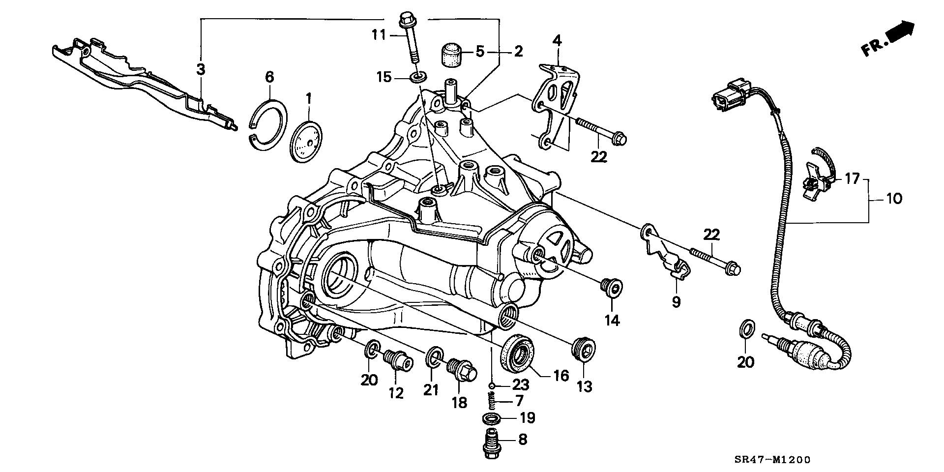 Honda 91205PC9711 - Yağ keçesi, Diferansiyel www.parts5.com