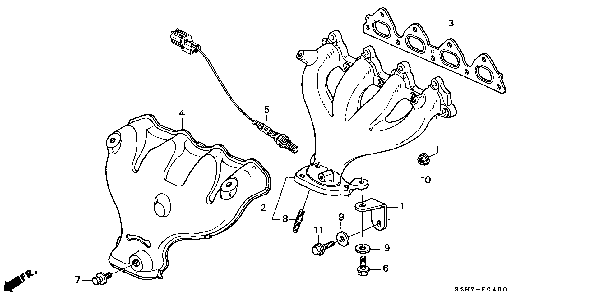 Honda 36531P2EG01 - Lambda Sensor www.parts5.com