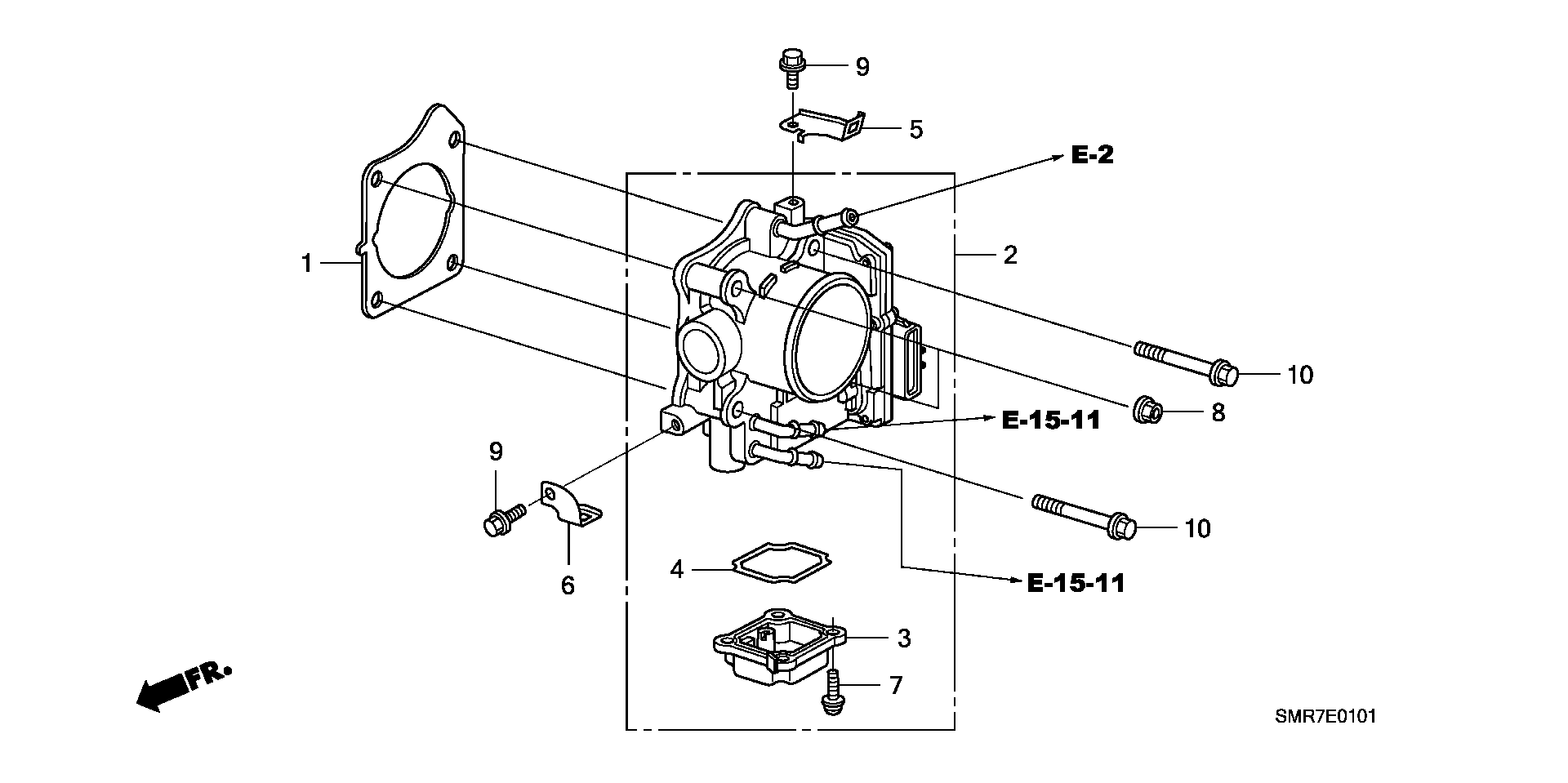 Honda 16176RTA004 - Φλάντζα, θερμοστάτης www.parts5.com