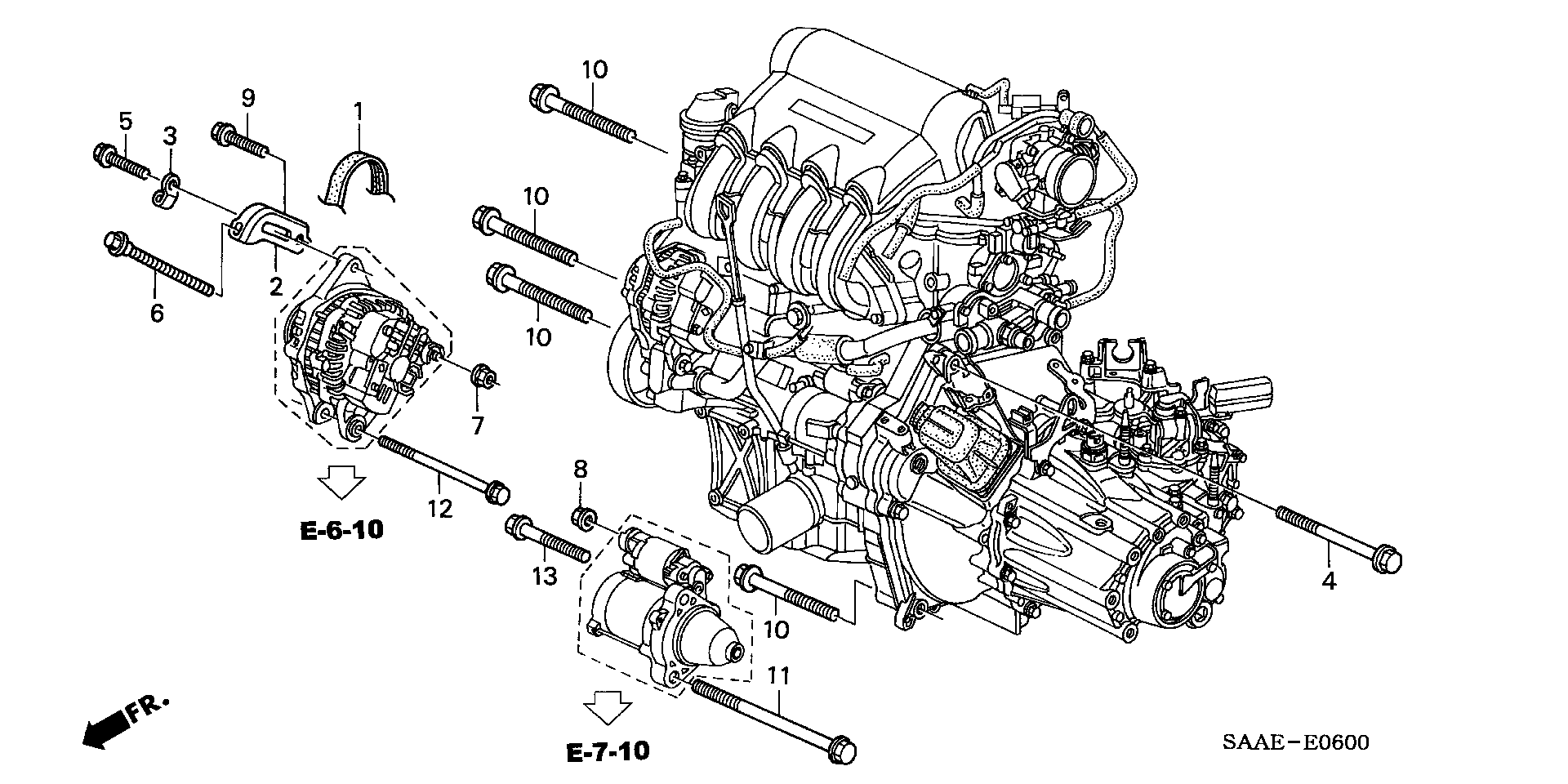 Honda 31110PWAG01 - V-Ribbed Belt parts5.com