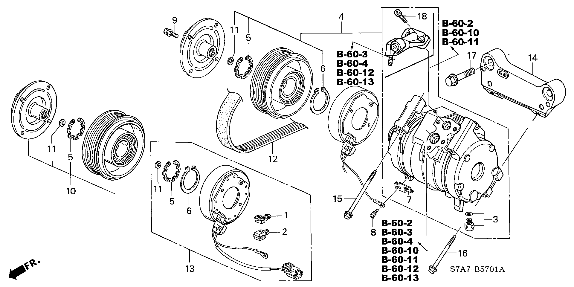 Honda 38920-PNA-004 - Pasek klinowy wielorowkowy www.parts5.com