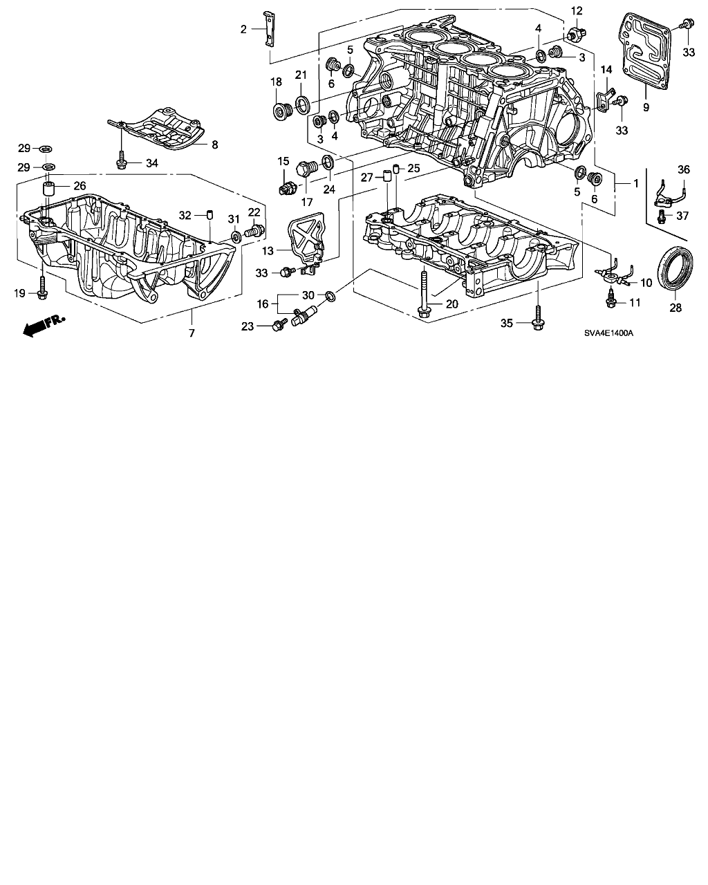 ACURA 91214-RTA-004 - Tesniaci krúżok kľukového hriadeľa www.parts5.com