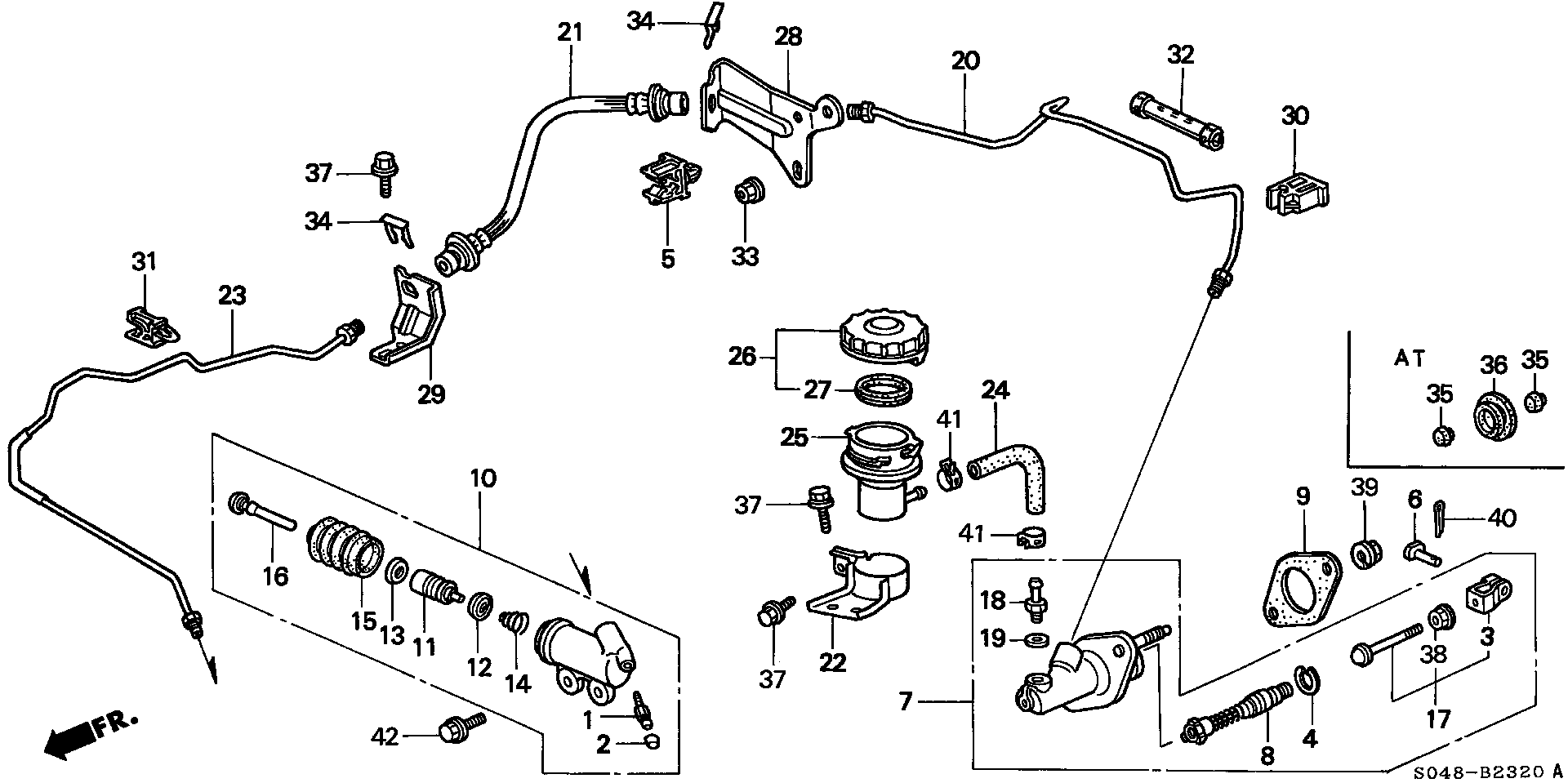 Honda 46920-S04-A01 - Geberzylinder, Kupplung www.parts5.com