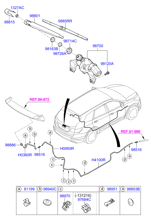 Hyundai 98850-2W000 - Limpiaparabrisas www.parts5.com