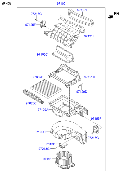 KIA 971332H001 - Filtru, aer habitaclu www.parts5.com