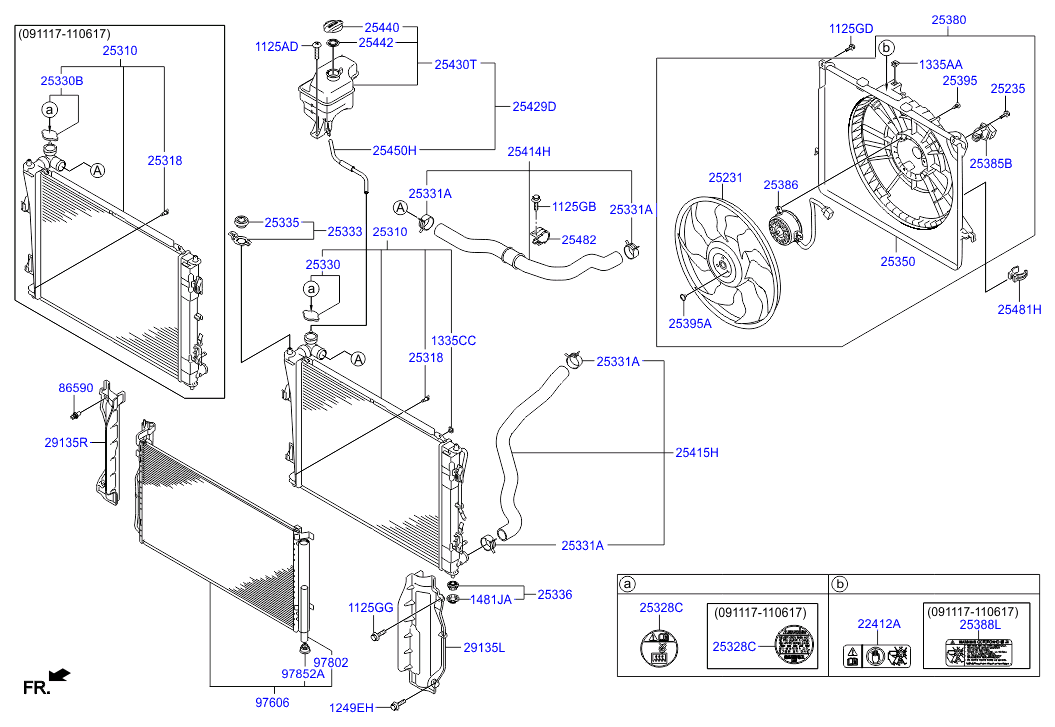 KIA 253303K000 - Korek, chłodnica www.parts5.com