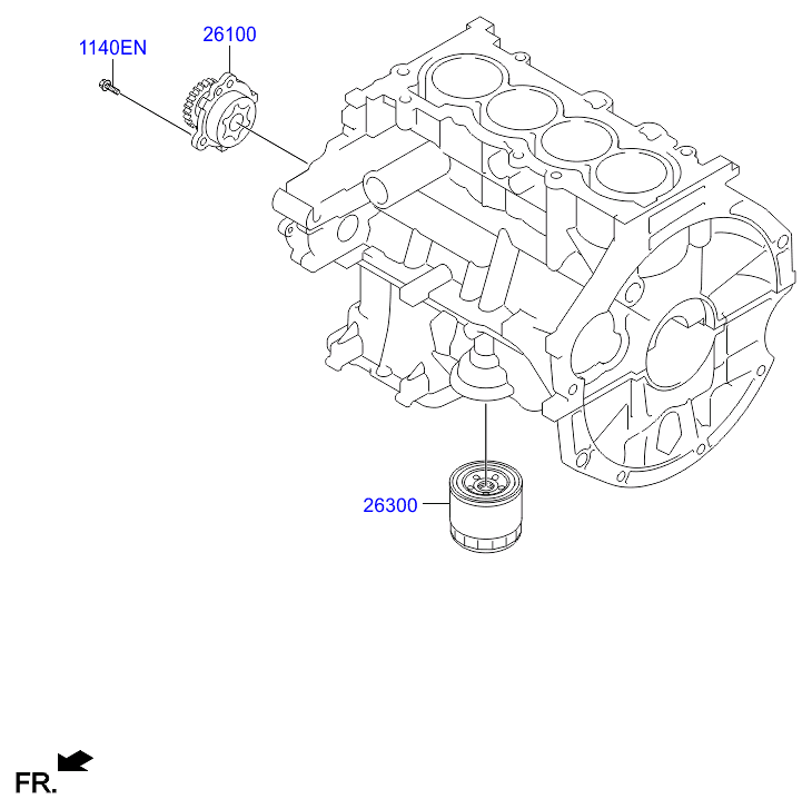 Hyundai 2630003000 - Filtru ulei www.parts5.com