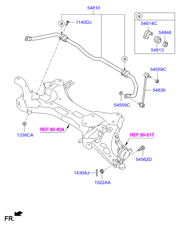 Hyundai 548302Y500 - Биалета www.parts5.com