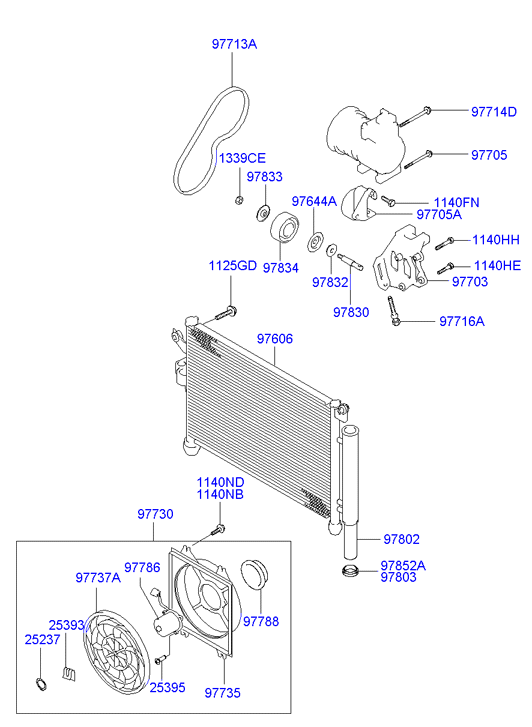 Buessing 97713-2D000 - Ozubený klinový remeň www.parts5.com