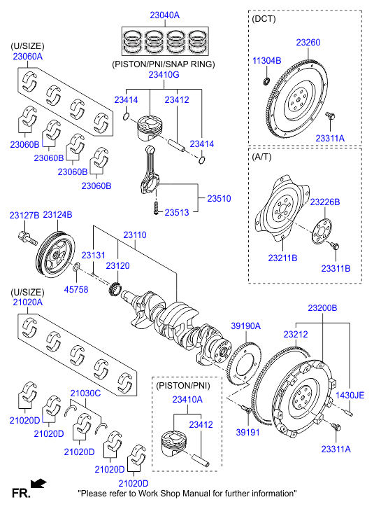 KIA 231242B700 - Belt Pulley, crankshaft www.parts5.com