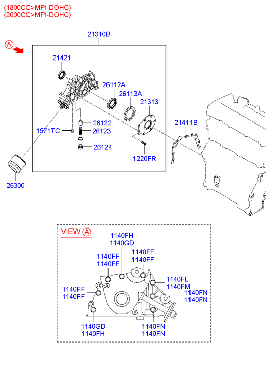 Subaru 2630035502 - Filtre à huile www.parts5.com