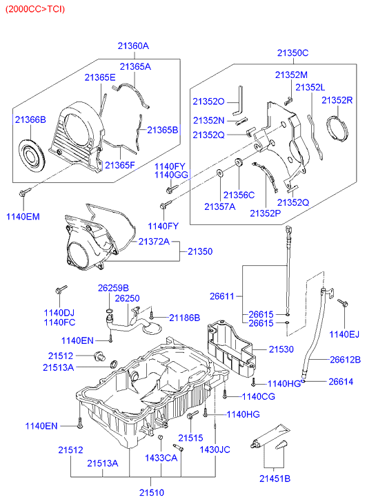 KIA 21513-23000 - Pierścień uszczelniający, korek spustowy oleju www.parts5.com