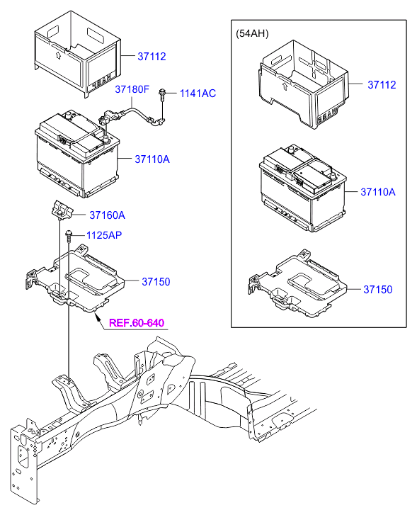 Hyundai 37110A6100 - Käivitusaku www.parts5.com