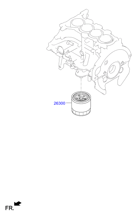 Hyundai 26300-35504 - Filtr oleju www.parts5.com