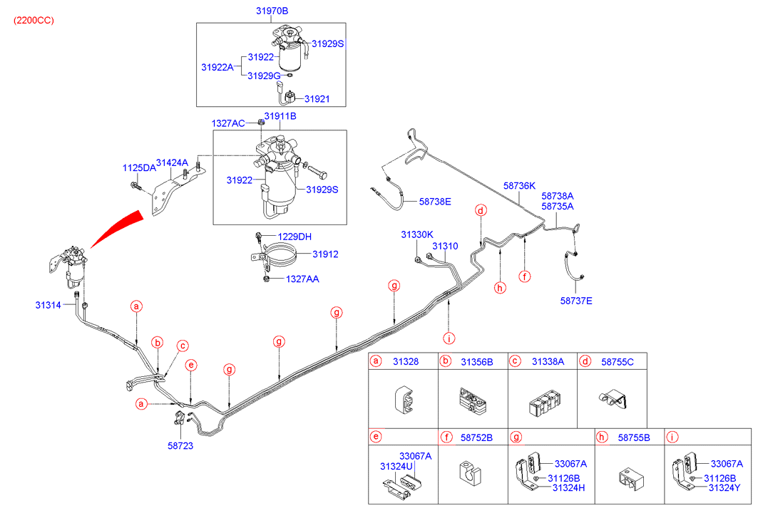 Hyundai 31922-26910 - Filtr paliwa www.parts5.com