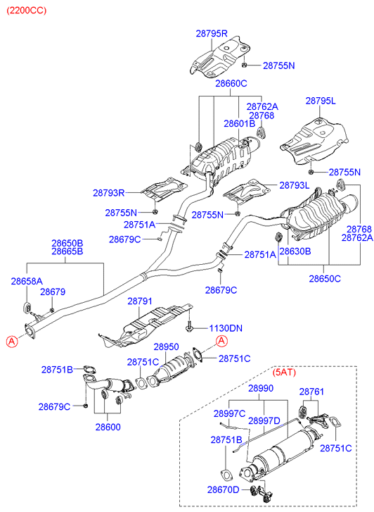 Hyundai 2895027810 - Катализатор www.parts5.com