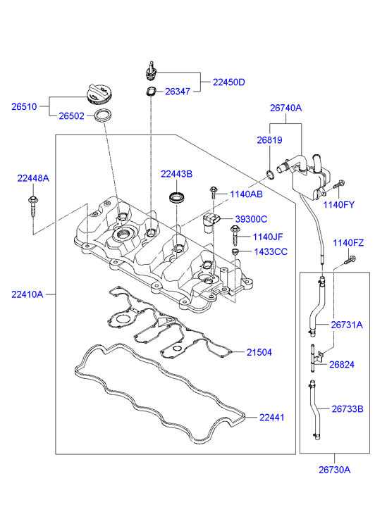 KIA 3930027400 - Generador de impulsos, cigüeñal www.parts5.com