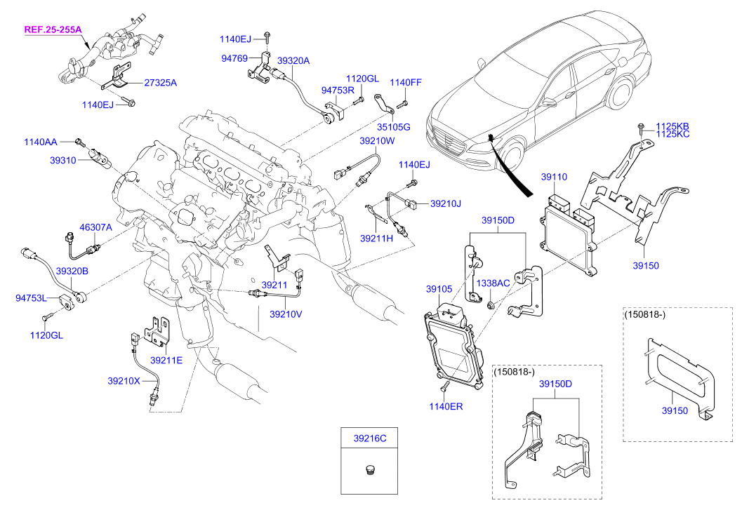 KIA 39210-3C530 - Lambda andur www.parts5.com