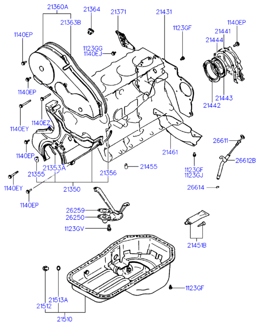 Hyundai 21512-21000 - Болтова пробка, маслен картер www.parts5.com