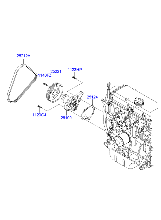 Honda 2521202550 - Поликлиновой ремень www.parts5.com