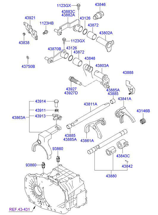 KIA 93860 39003 - Comutator, lampa marsalier www.parts5.com