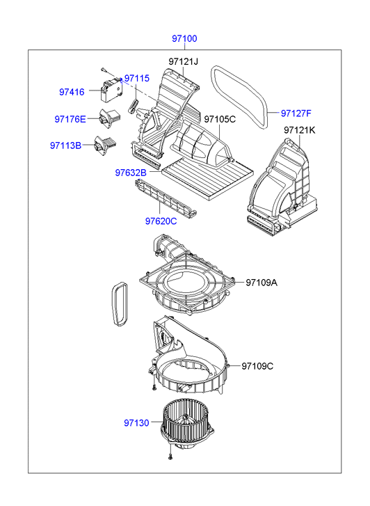 KIA 971331E100 - Filtre, air de l'habitacle www.parts5.com