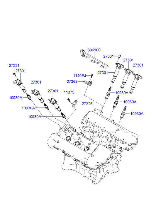 Hyundai 18840-11051 - Świeca zapłonowa www.parts5.com